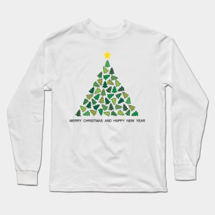 Cute Christmas tree Long Sleeve T-Shirt